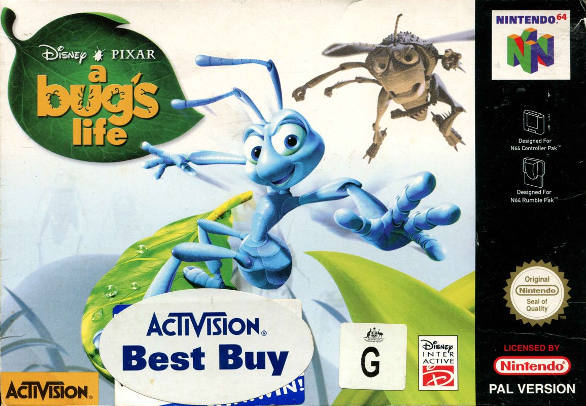 Front Cover for Disney•Pixar A Bug's Life (Nintendo 64)
