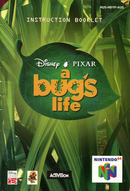 Manual for Disney•Pixar A Bug's Life (Nintendo 64): Front