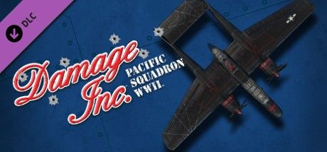 Front Cover for Damage Inc.: Pacific Squadron WWII - P-61 "Mauler" Black Widow (Windows) (Steam release)