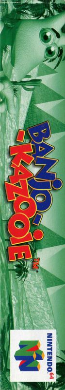 Spine/Sides for Banjo-Kazooie (Nintendo 64): Bottom