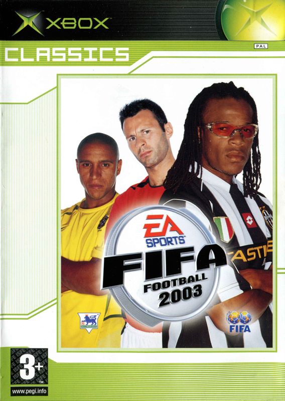 Front Cover for FIFA Soccer 2003 (Xbox) (Xbox Classics release)