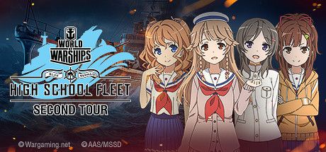 Front Cover for World of Warships (Windows) (Steam release): High School Fleet event cover