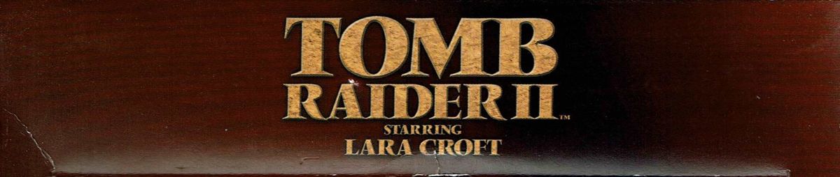 Spine/Sides for Tomb Raider II (Windows): Top