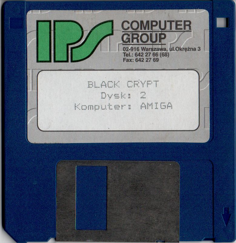 Media for Black Crypt (Amiga): Disk 2