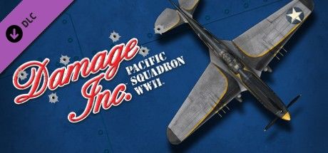 Front Cover for Damage Inc.: Pacific Squadron WWII - P-40N 'Blackfin' Warhawk (Windows) (Steam release)