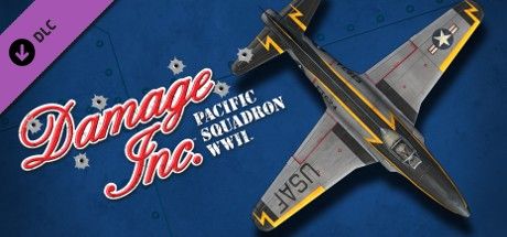 Front Cover for Damage Inc.: Pacific Squadron WWII - P-80 "Bolt" Shooting Star (Windows) (Steam release)
