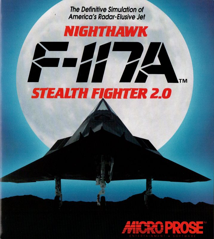 Advertisement for F-19 Stealth Fighter (DOS): Side A