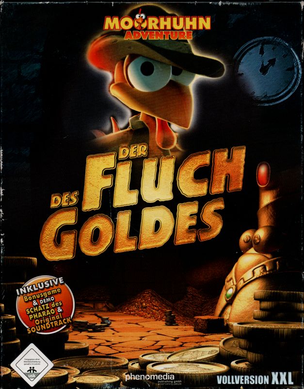Front Cover for Moorhuhn: Der Fluch des Goldes (Windows) (Software Pyramide release)