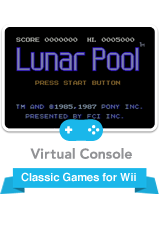Front Cover for Lunar Pool (Wii)
