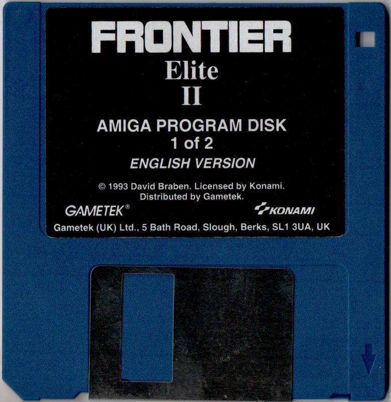 Media for Frontier: Elite II (Amiga): Disk 1