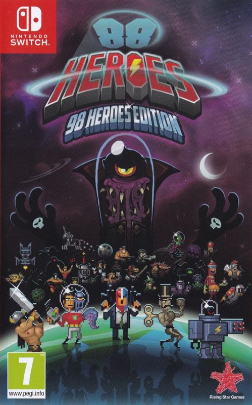 Front Cover for 88 Heroes (Nintendo Switch) (general European release)