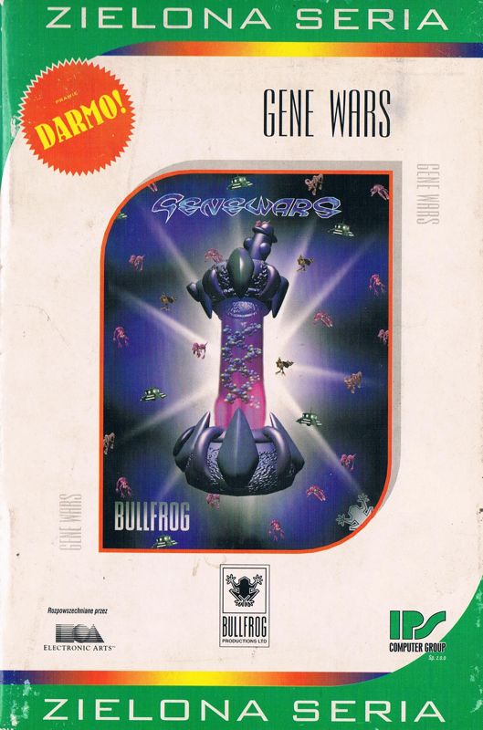 Front Cover for Genewars (DOS) (Zielona Seria release)