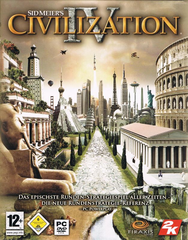 Front Cover for Sid Meier's Civilization IV (Windows) (Software Pyramide release)