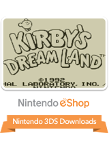 Front Cover for Kirby's Dream Land (Nintendo 3DS)