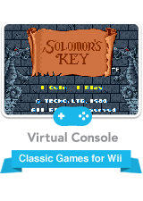 Front Cover for Solomon's Key (Wii) (Arcade version)