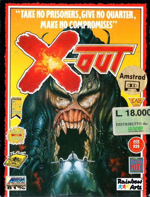 Front Cover for X-Out (Amstrad CPC)