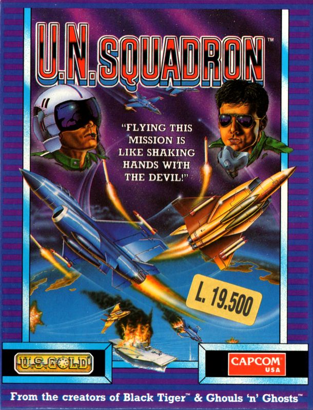 Front Cover for U.N. Squadron (Amstrad CPC)
