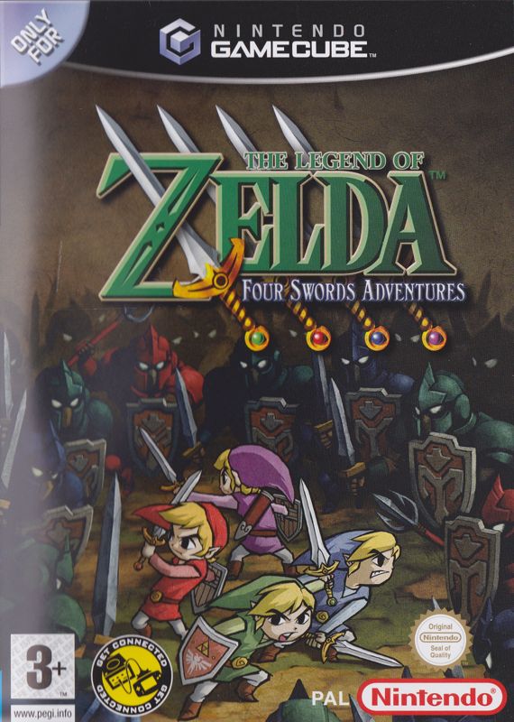 Other for The Legend of Zelda: Four Swords Adventures (GameCube) (Bundled with Game Boy Advance Cable): Keep Case - Front