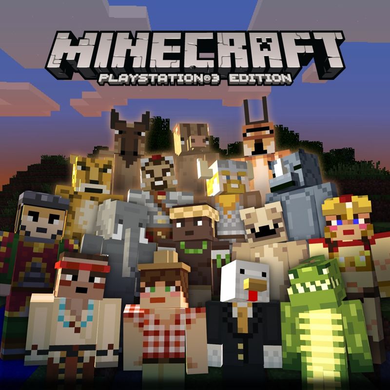 Front Cover for Minecraft: PlayStation 4 Edition - Battle & Beasts Skin Pack (PlayStation 3) (download release)