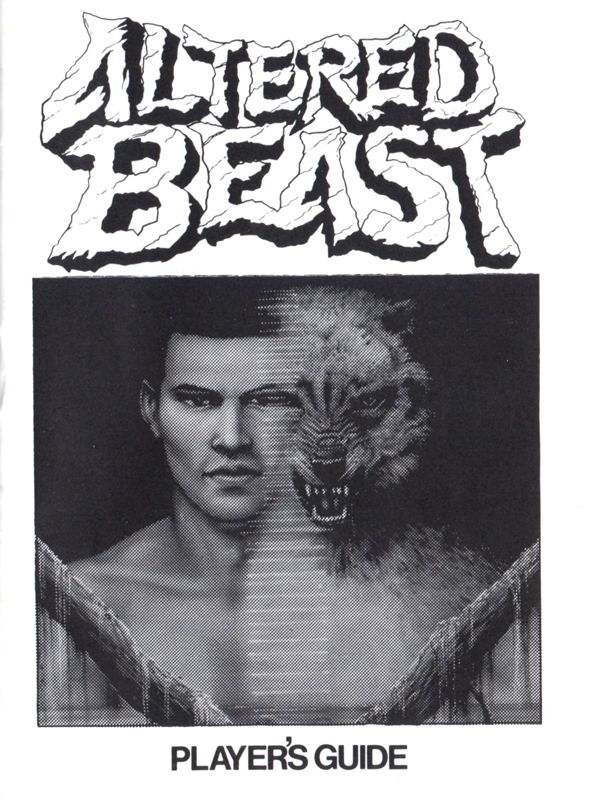 Manual for Altered Beast (Amstrad CPC)