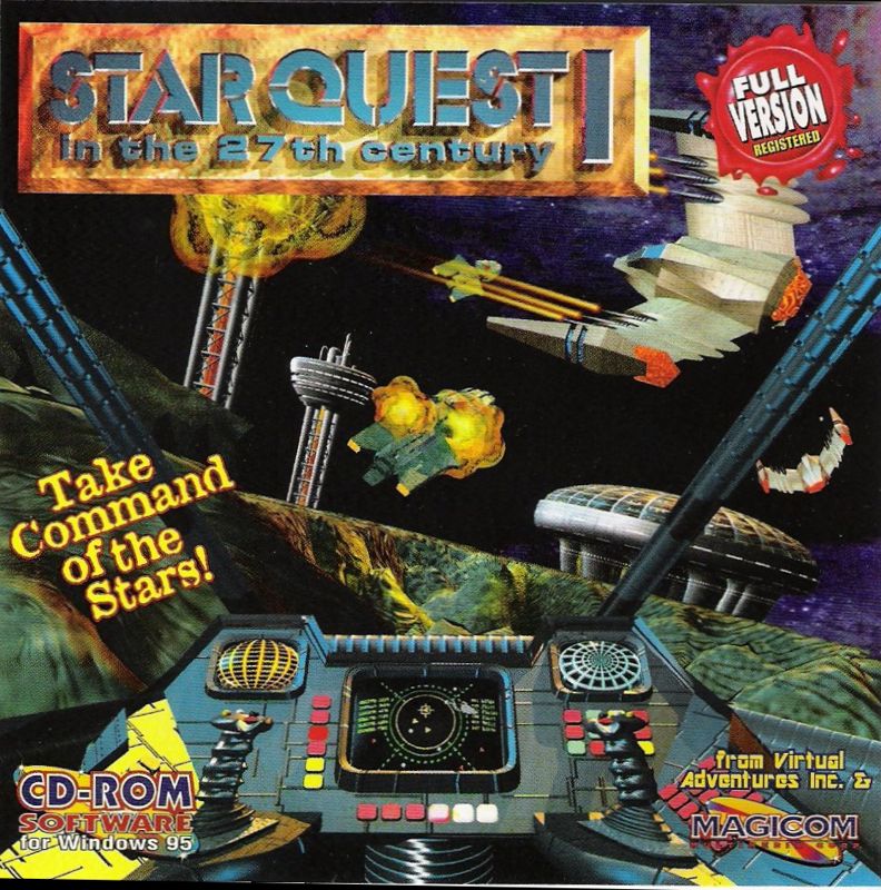 Front Cover for Star Quest I in the 27th Century (DOS)