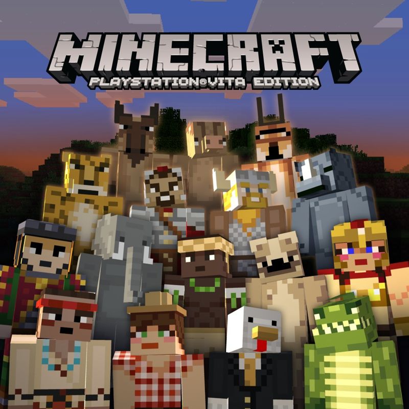 Front Cover for Minecraft: PlayStation 4 Edition - Battle & Beasts Skin Pack (PS Vita) (download release)