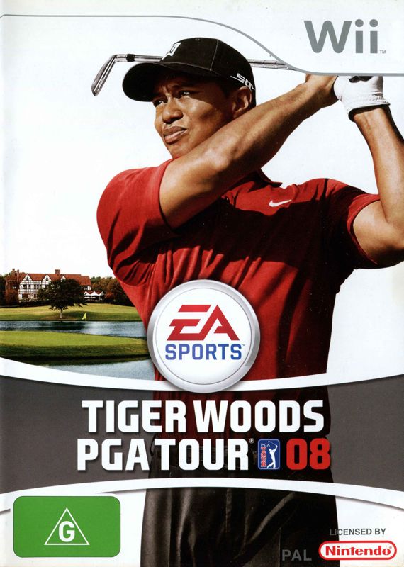 Front Cover for Tiger Woods PGA Tour 08 (Wii)