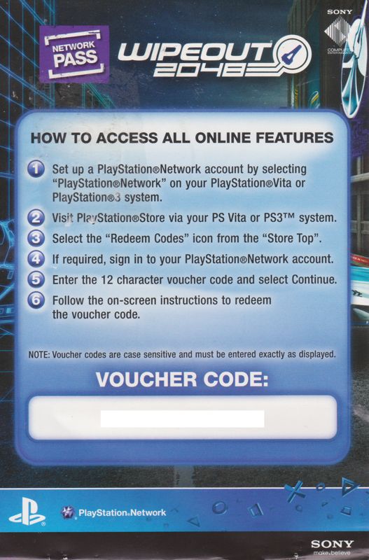 WipEout 2048 cover or packaging material MobyGames