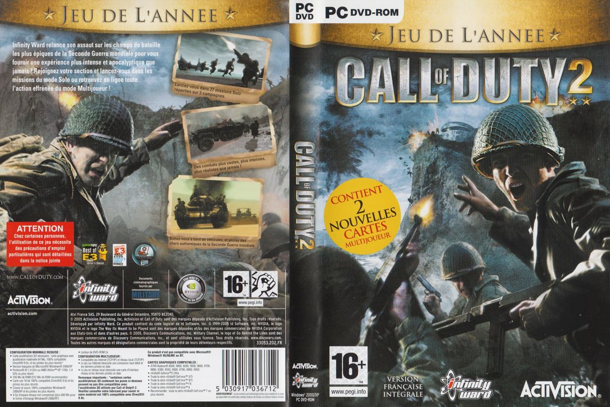 Full Cover for Call of Duty 2 (Game of the Year Edition) (Windows)