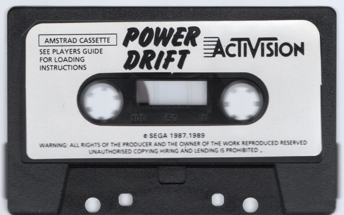 Media for Power Drift (Amstrad CPC)