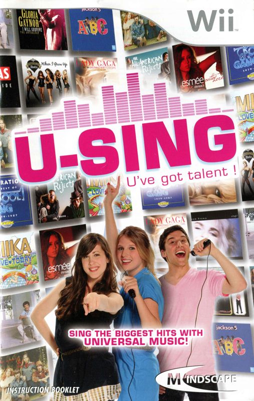 Manual for U-Sing (Wii): Front