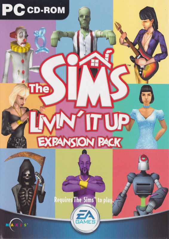 Front Cover for The Sims: Livin' Large (Windows) (Re-release)