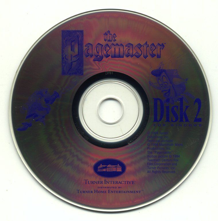 Media for The Pagemaster (Windows 3.x): Disc 2