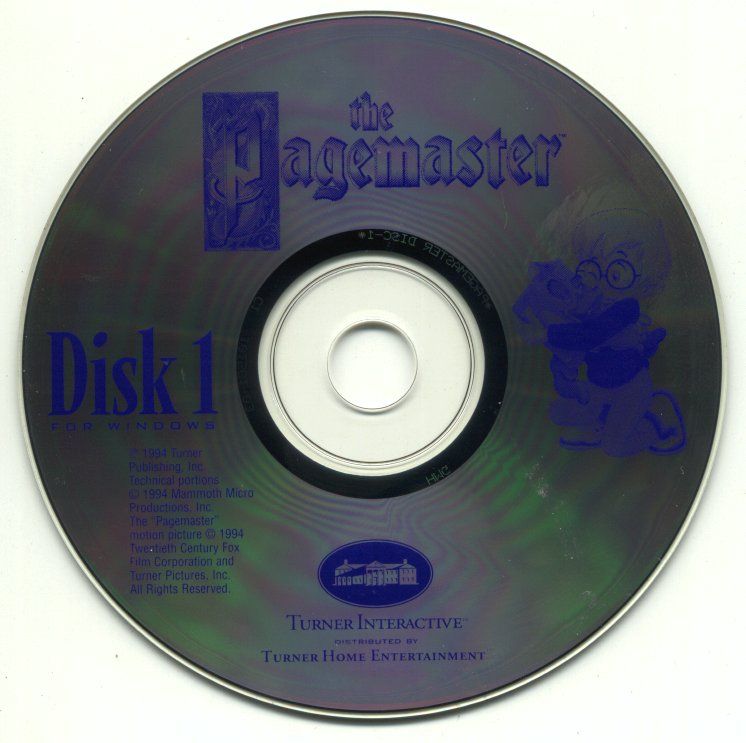 Media for The Pagemaster (Windows 3.x): Disc 1