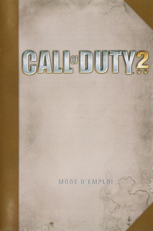 Manual for Call of Duty 2 (Game of the Year Edition) (Windows): Front (28-page)