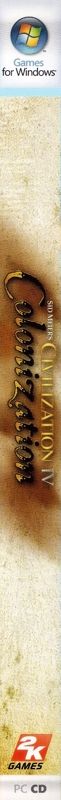 Spine/Sides for Sid Meier's Civilization IV: Colonization (Windows)