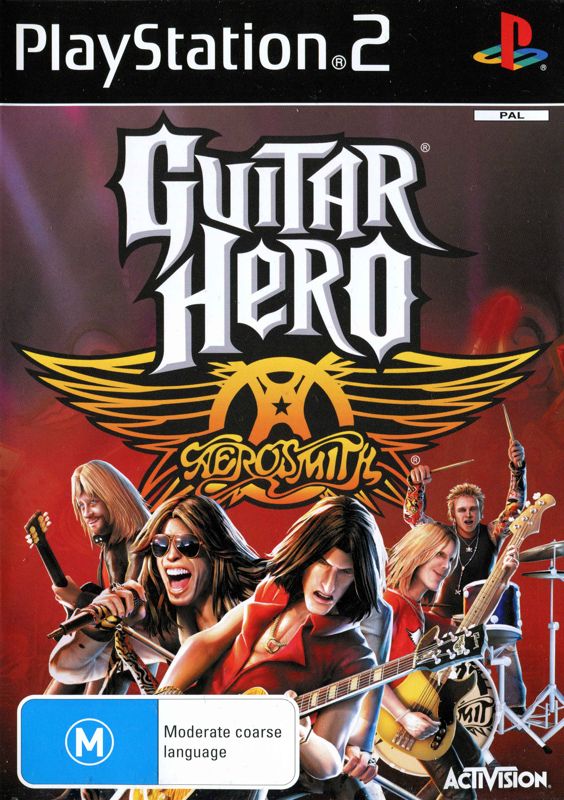 Front Cover for Guitar Hero: Aerosmith (PlayStation 2)