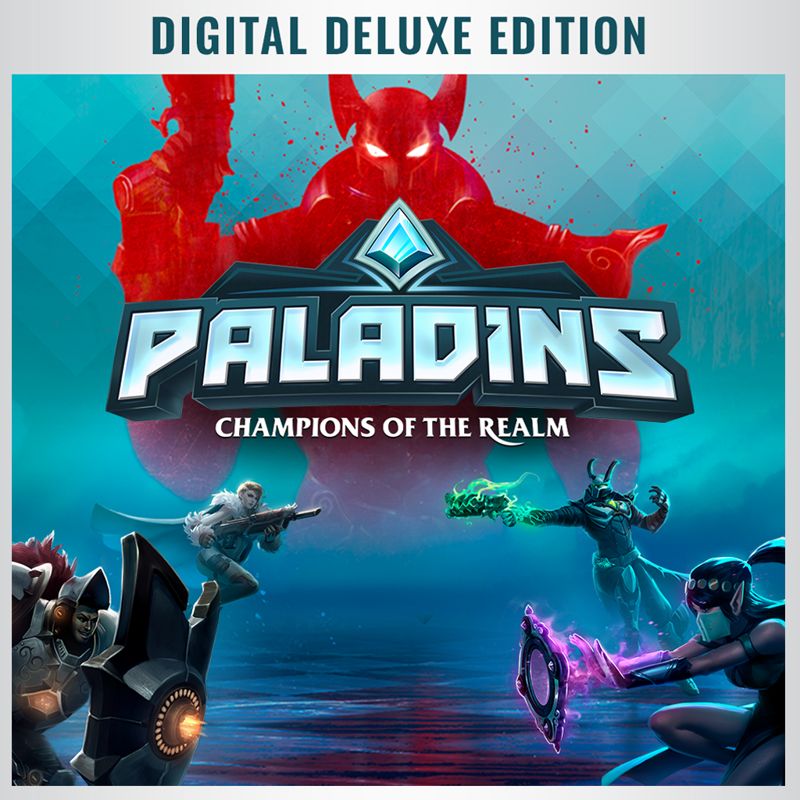 Front Cover for Paladins: Champions of the Realm (Digital Deluxe Edition) (PlayStation 4) (download release)