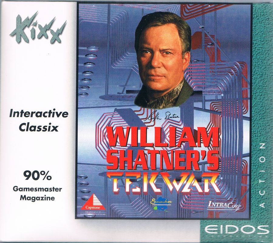 Other for William Shatner's TekWar (DOS) (KIXX Interactive Classix release (3-fold paper sleeve inside with a magnetic strip seal)): Sleeve - Front