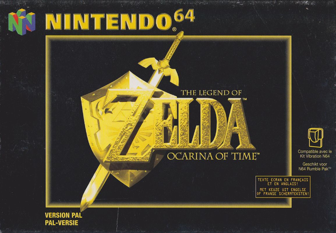 Front Cover for The Legend of Zelda: Ocarina of Time (Nintendo 64)