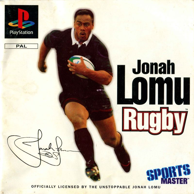 Manual for Jonah Lomu Rugby (PlayStation): Front