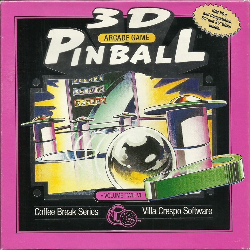 Front Cover for 3D Pinball (DOS) (Dual Media Release)