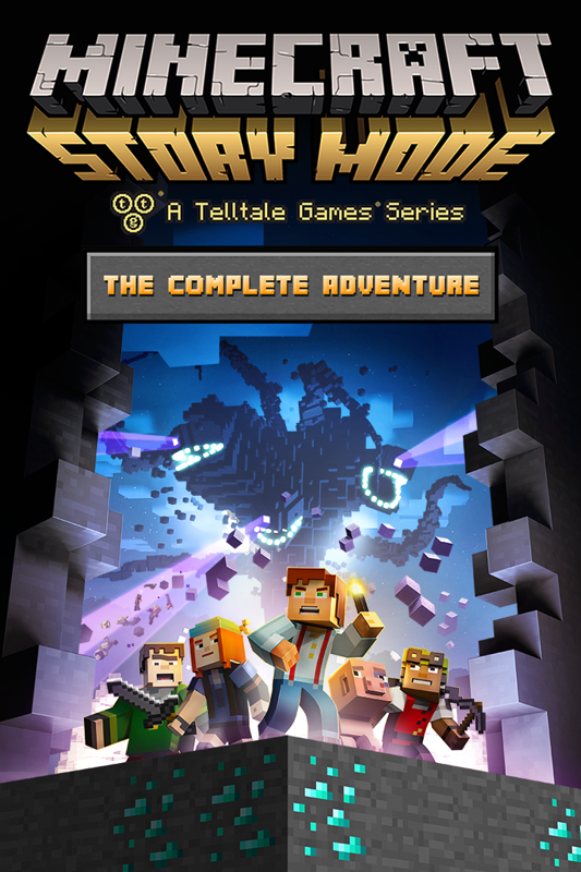 Front Cover for Minecraft: Story Mode - The Complete Adventure (Xbox One) (download release): 2nd version