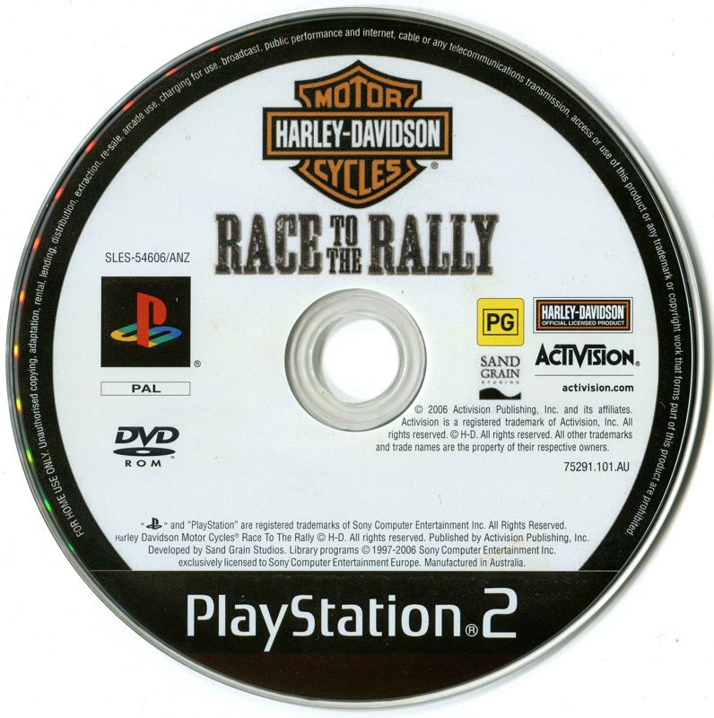 Media for Harley-Davidson: Race to the Rally (PlayStation 2)