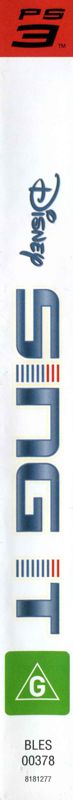 Spine/Sides for Disney Sing It (PlayStation 3)