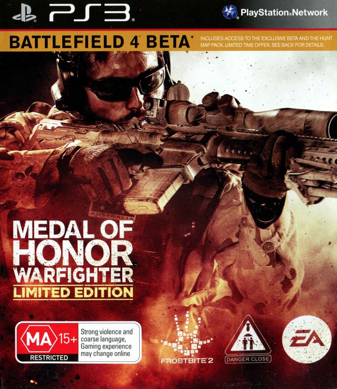Front Cover for Medal of Honor: Warfighter (PlayStation 3)