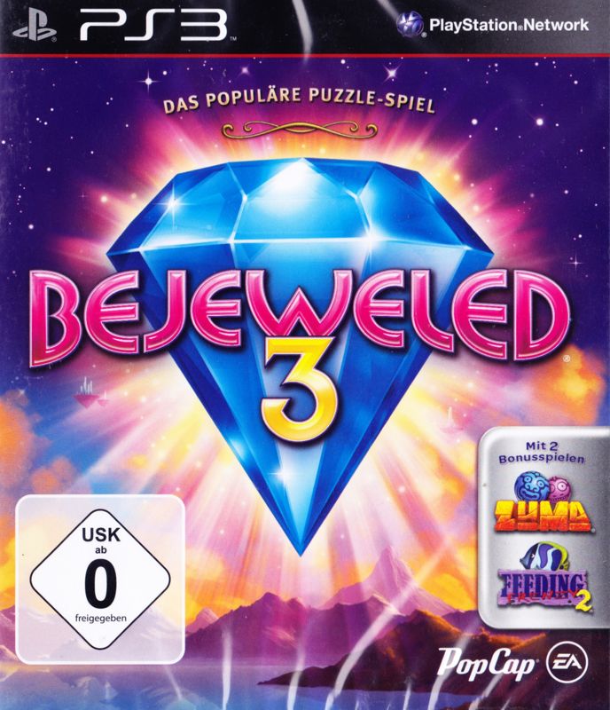 Front Cover for Bejeweled 3 (PlayStation 3)