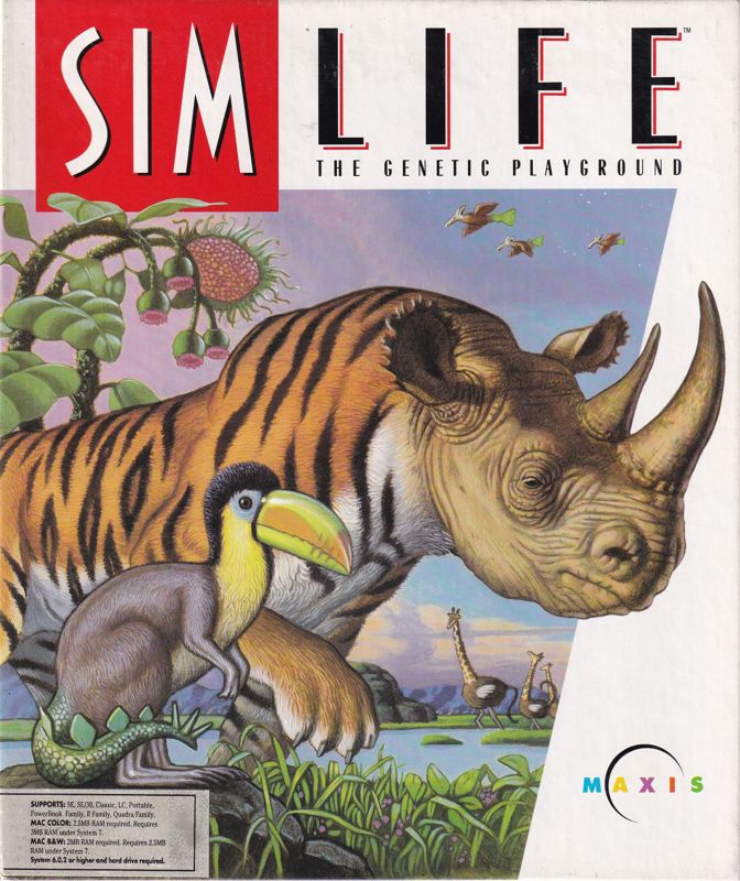 SimLife cover or packaging material - MobyGames