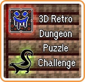Front Cover for 3D Retro Dungeon Puzzle Challenge (New Nintendo 3DS) (download release)