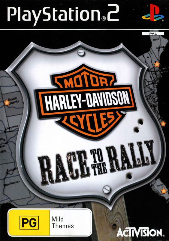 Front Cover for Harley-Davidson: Race to the Rally (PlayStation 2)